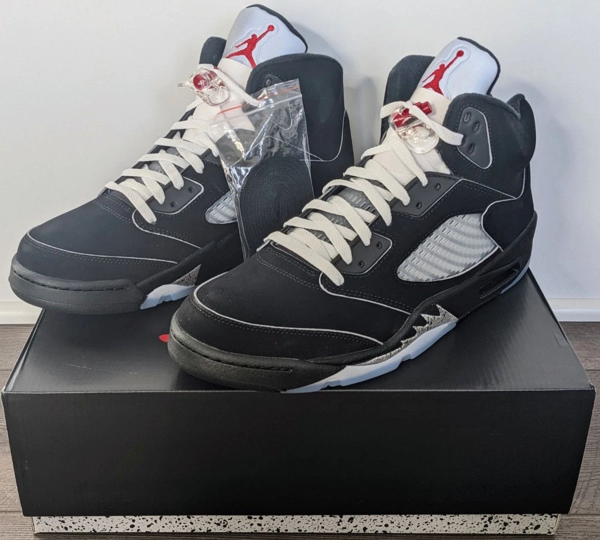 Jordan Brand Jordan 5 OG “Black Metallic” Reimagined Size US 12 / EU 45 - 3 Thumbnail