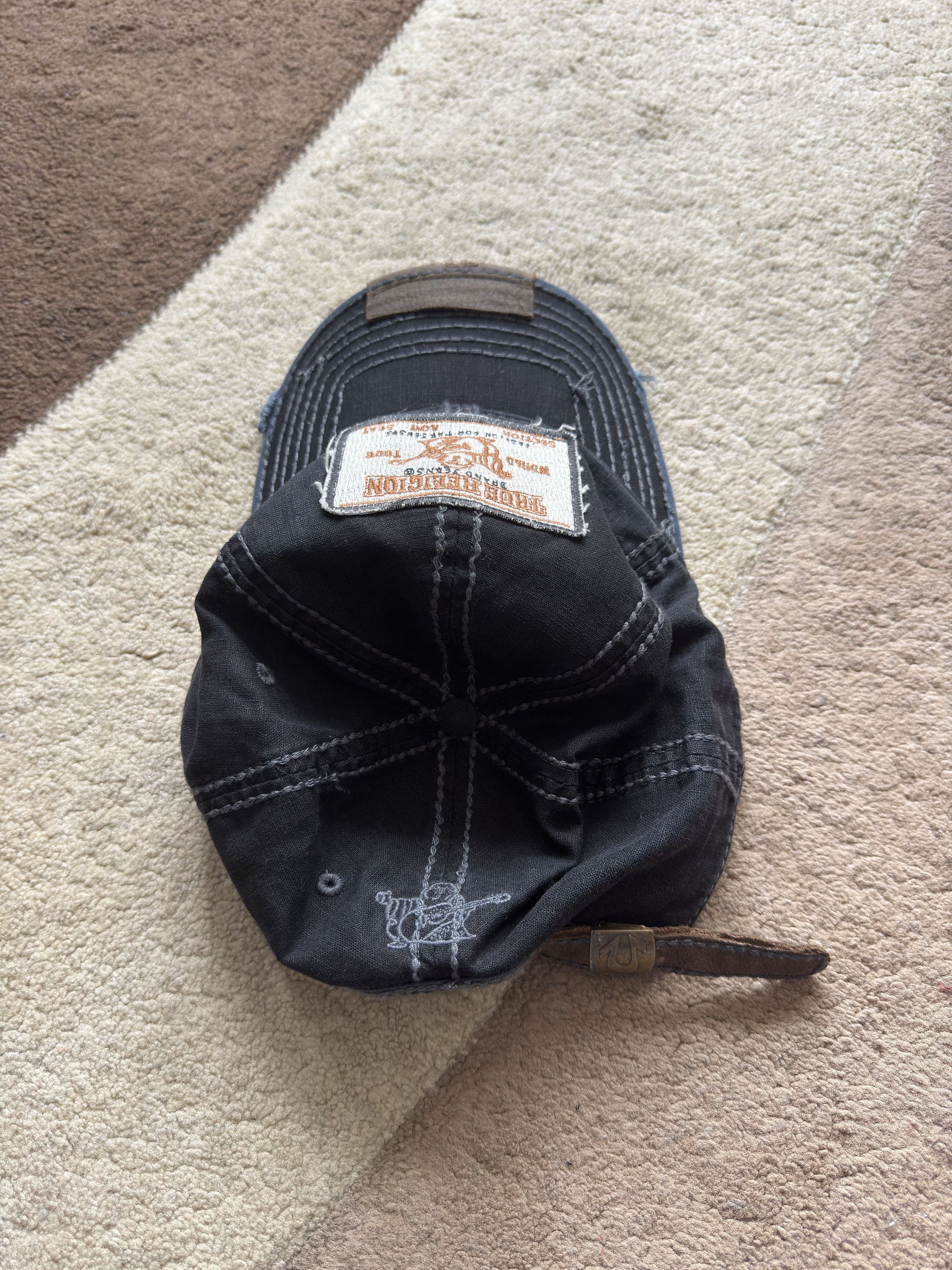 True Religion True Relgion Budha World Tour Cap Y2k Black Adjustable Size ONE SIZE - 4 Thumbnail