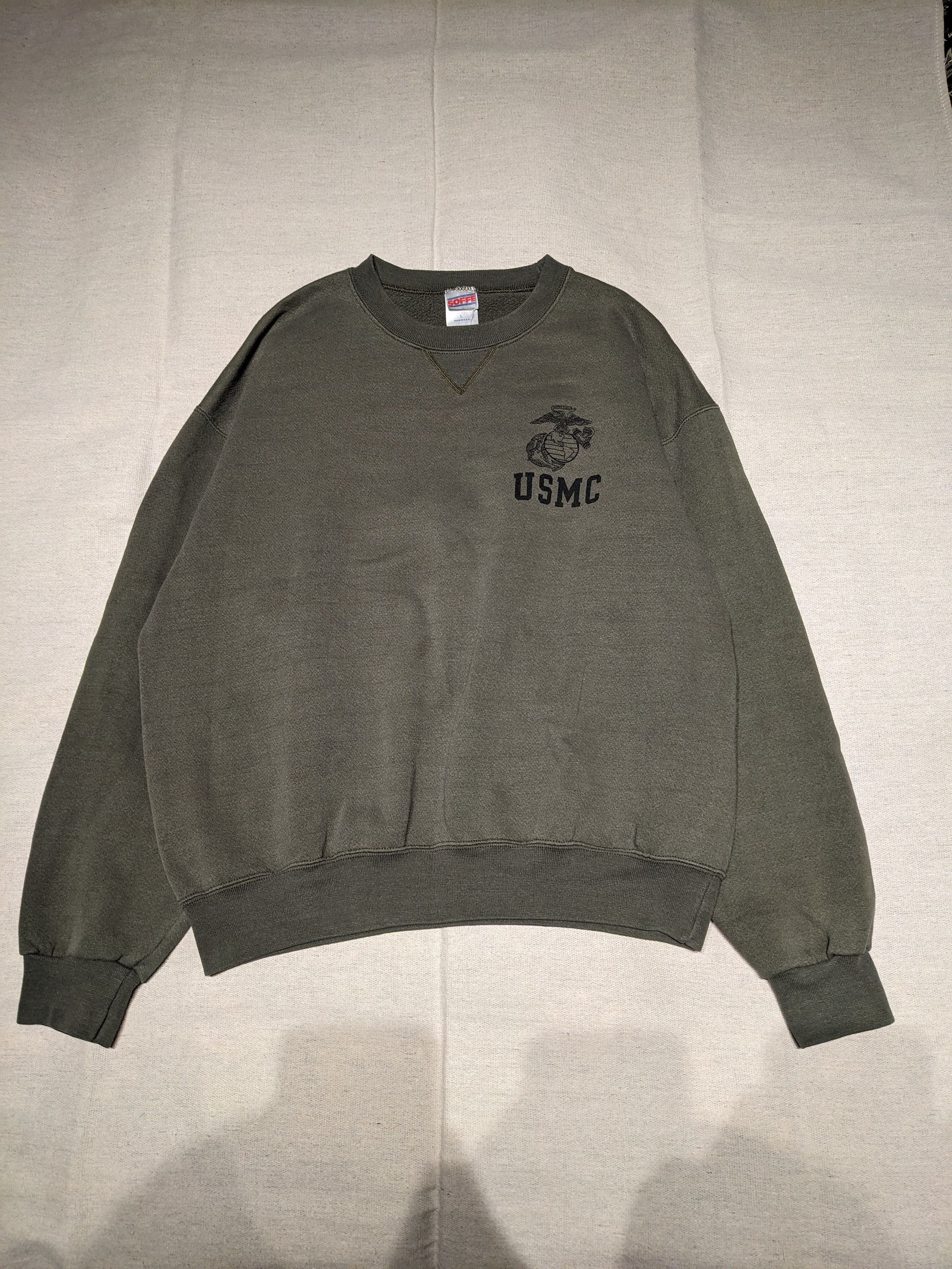 Vintage Vintage USMC crewneck men's L Size US L / EU 52-54 / 3 - 1 Thumbnail