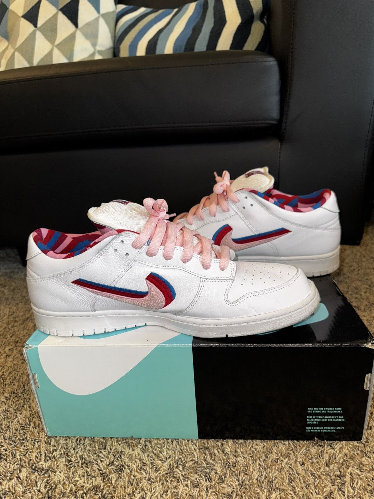 Nike × Parra Nike SB Dunk Low Parra Size US 13 / EU 46 - 5 Thumbnail