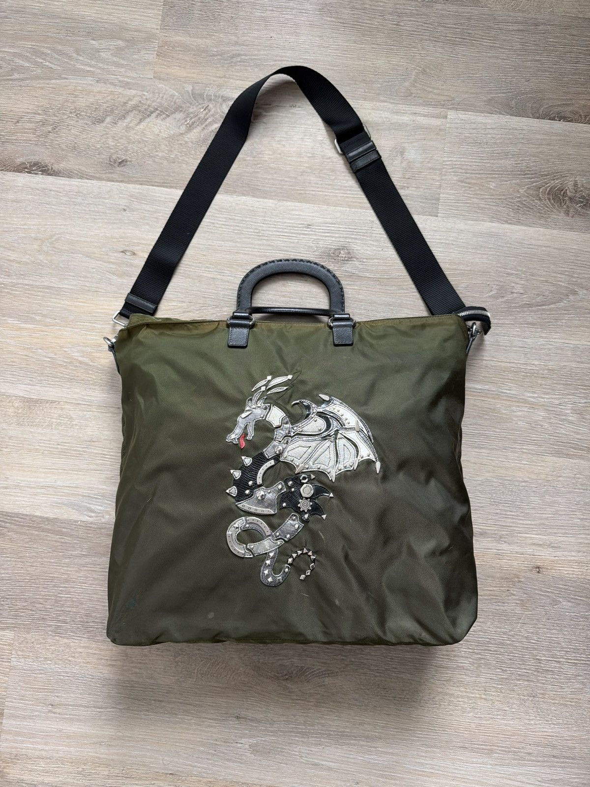 Prada Prada tessuto nylon tote bag | Grailed
