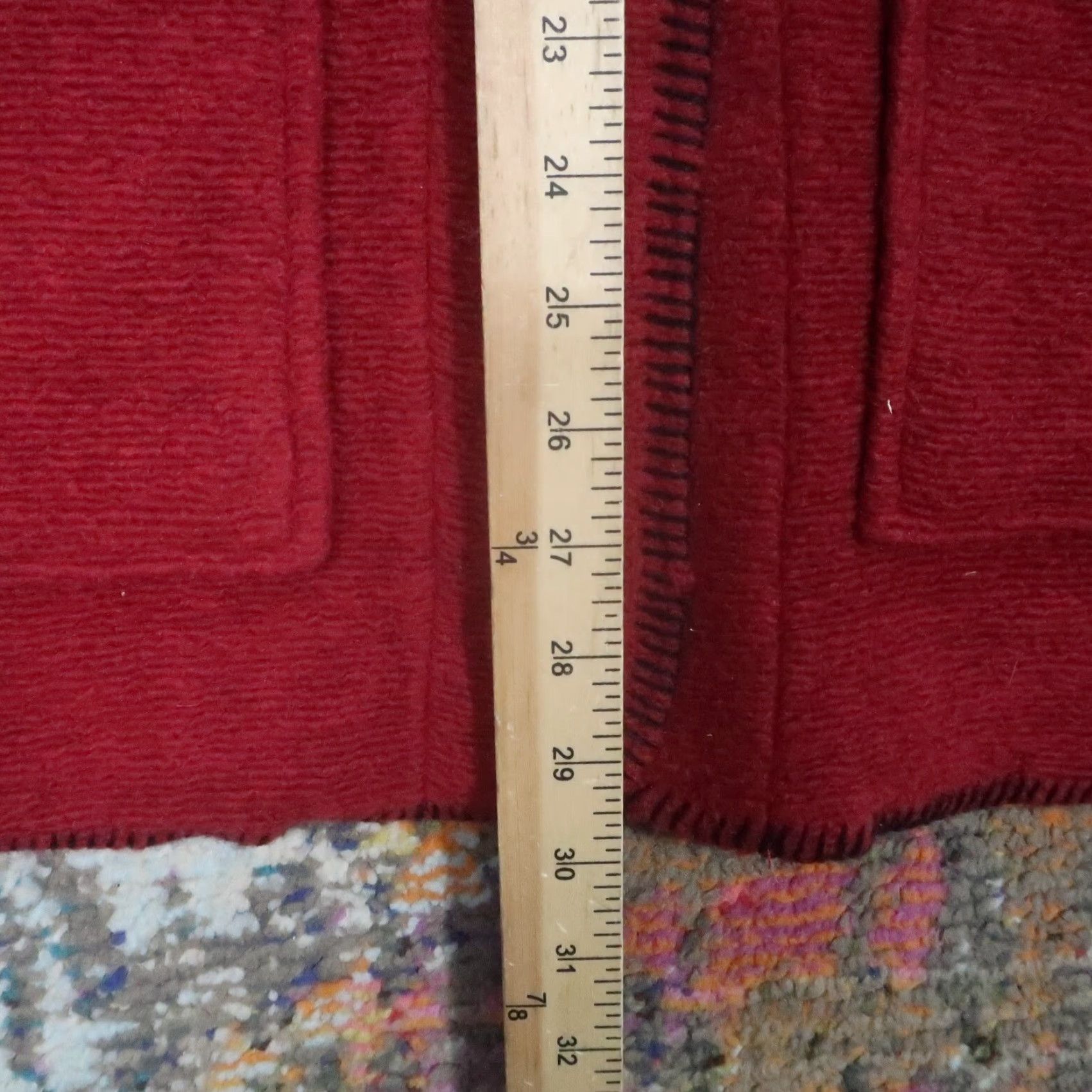 Vintage VINTAGE The Vermont Country Store Wool Blend Cardigan Sweater Women Red Long Sleeve Button Pockets Knit Jacket Casual Size S / US 4 / IT 40 - 4 Thumbnail