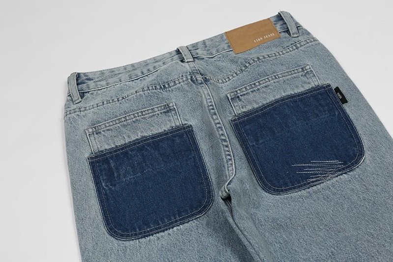 Japanese Brand × Vintage Straight jeans Harajuku style patchwork retro stars Size US 32 / EU 48 - 14 Thumbnail