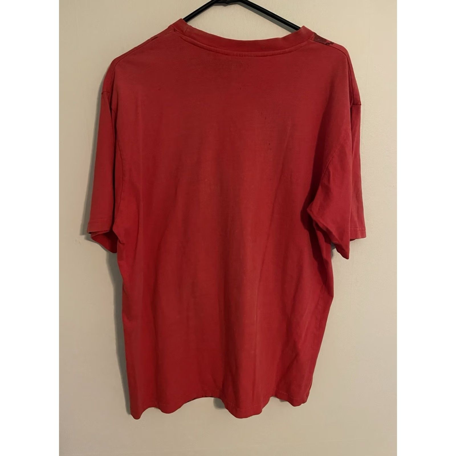 Southpole VINTAGE Southpole Red Graffiti Leather Logo T-Shirt Men's XLarge Size US XL / EU 56 / 4 - 4 Thumbnail