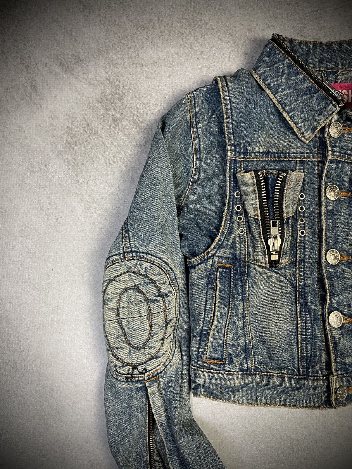 Hysteric Glamour Y2k Swordfish Modular Dystopian Denim Jacket Size XS / US 0-2 / IT 36-38 - 4 Thumbnail
