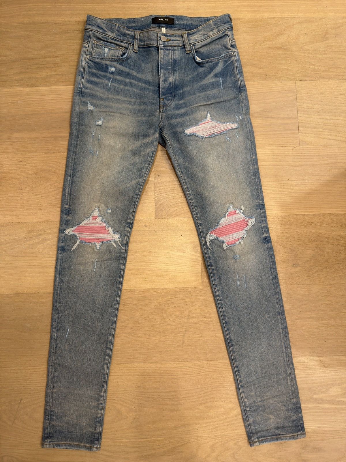 Amiri AmirI MX1 Denim Jeans pink Size US 34 / EU 50 - 1 Thumbnail