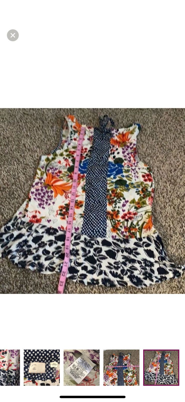 Anthropologie Anthropologie postmark small cultivar floral tank top Size S / US 4 / IT 40 - 7 Thumbnail