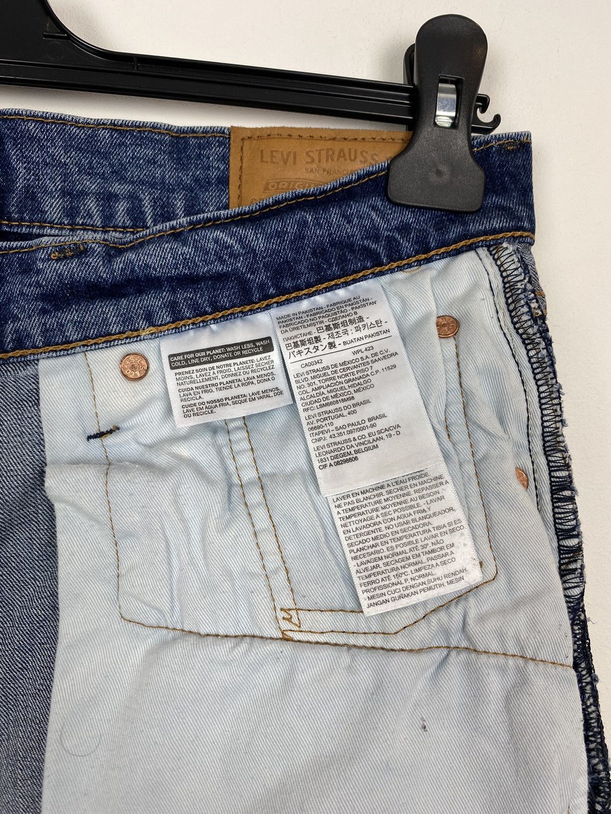 Levi's Levi’s Premium 502 W31 L30 Big E Denim Jeans Blue Size US 31 - 11 Thumbnail