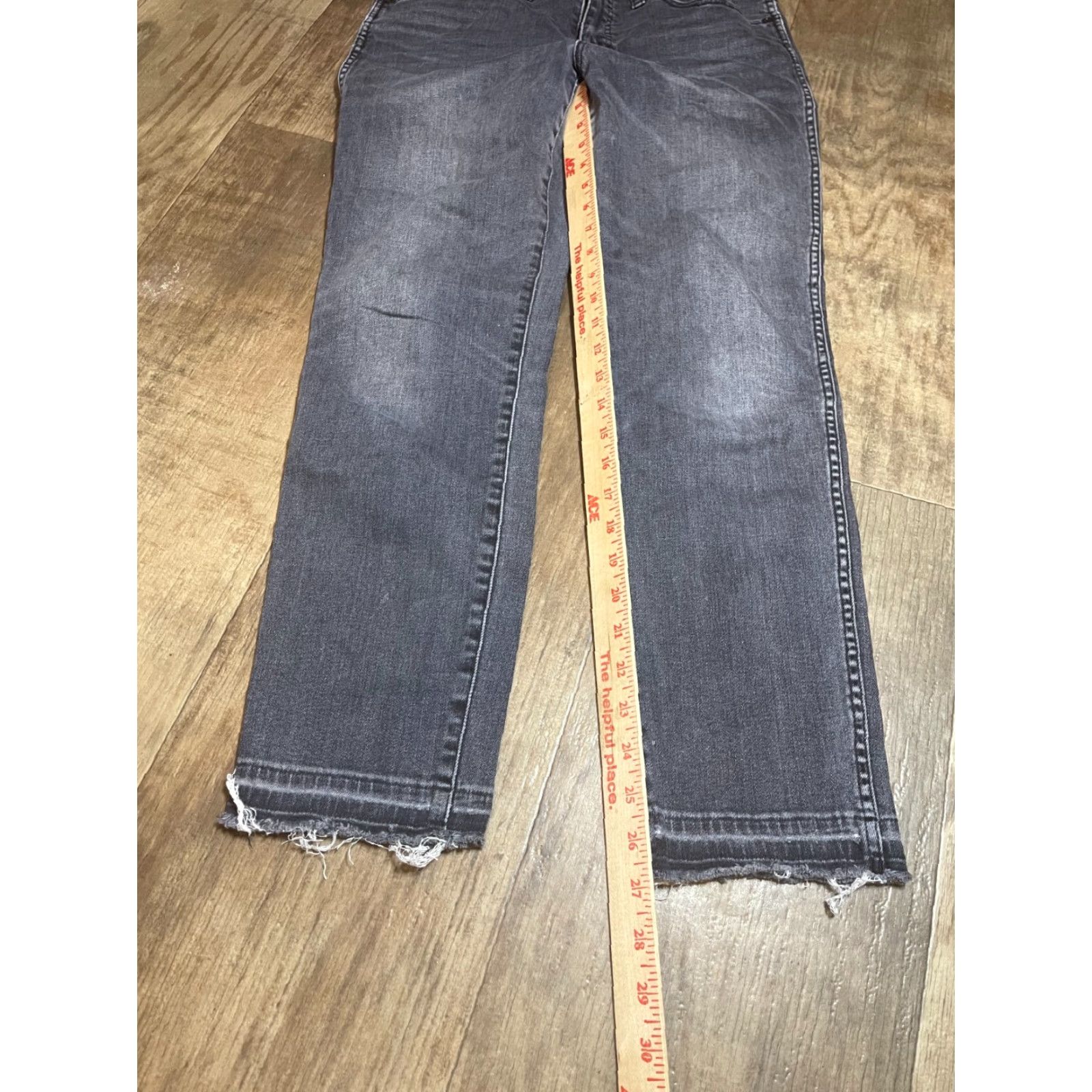 Madewell Madewell Pants Womens Size 29 x 27 Black Denim Jeans Straight Women 29 Black Denim Size 29" - 2 Thumbnail