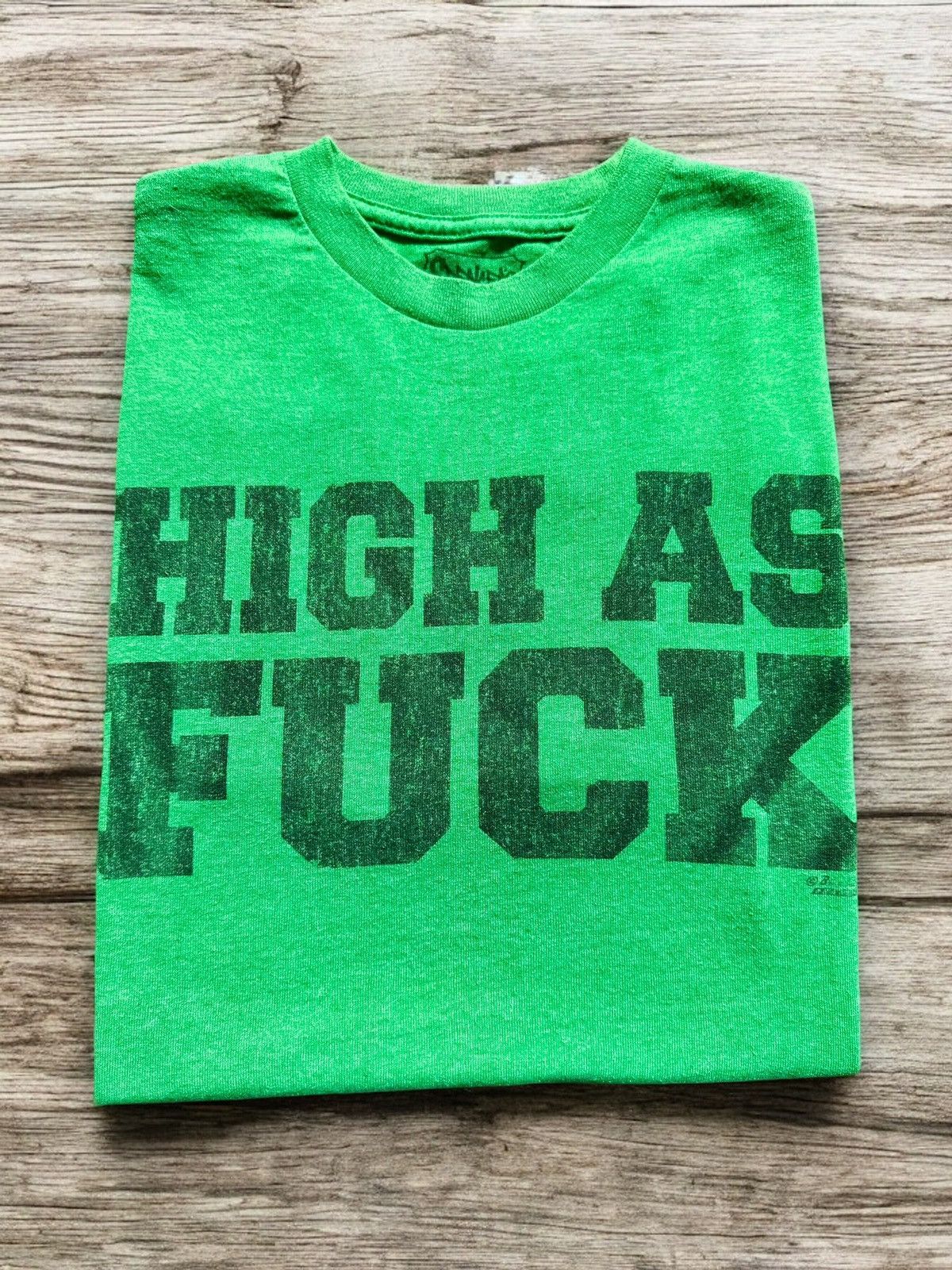 Rap Tees × Vintage Spencer’s Vintage Weed High 420 Stoner Humor Funny Rap Shirt Size US M / EU 48-50 / 2 - 2 Thumbnail