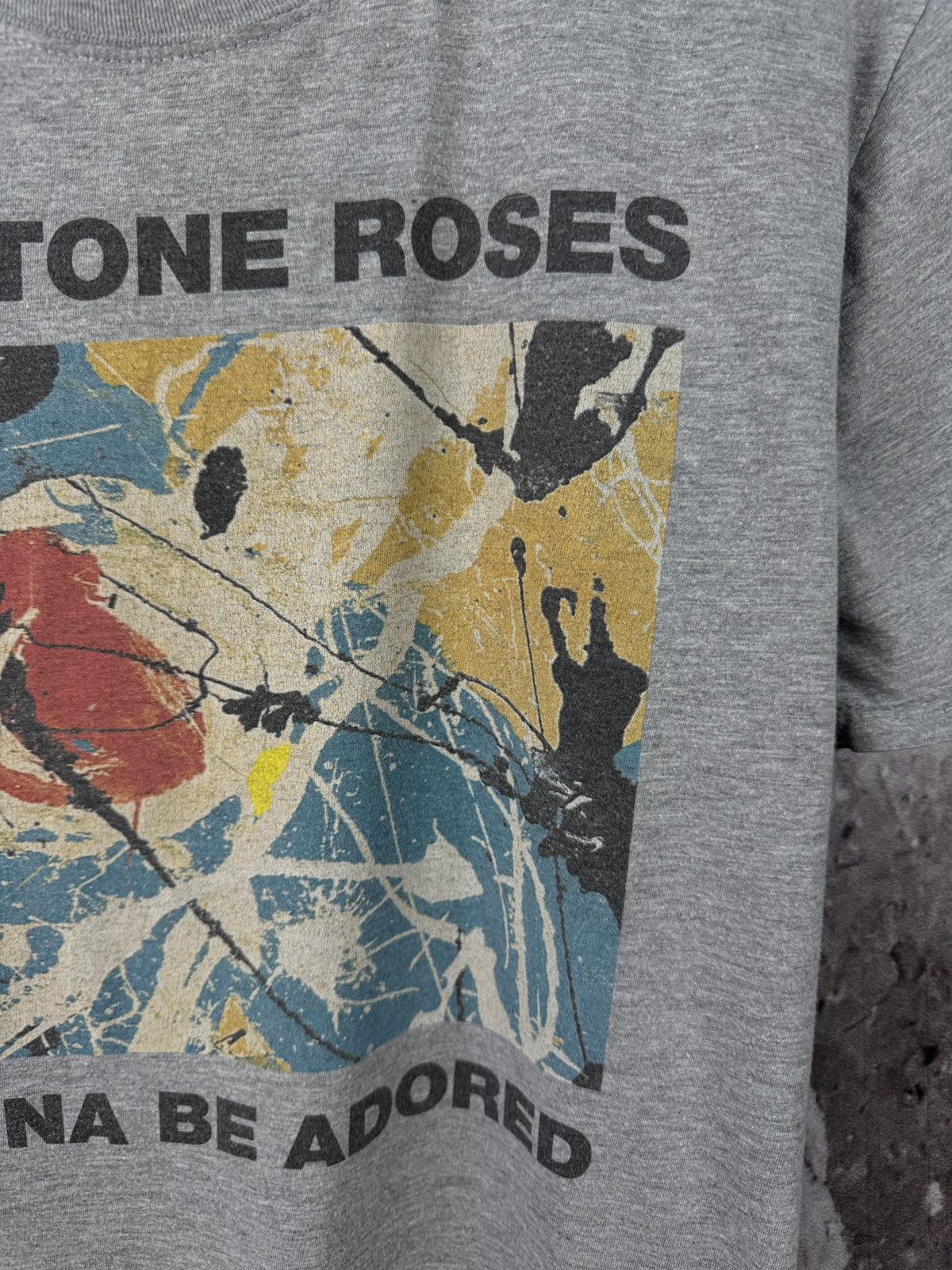 Metallica × Stone Rose × The Rolling Stones Men’s The Stone Roses Band T-Shirt Size Large Size US L / EU 52-54 / 3 - 6 Thumbnail