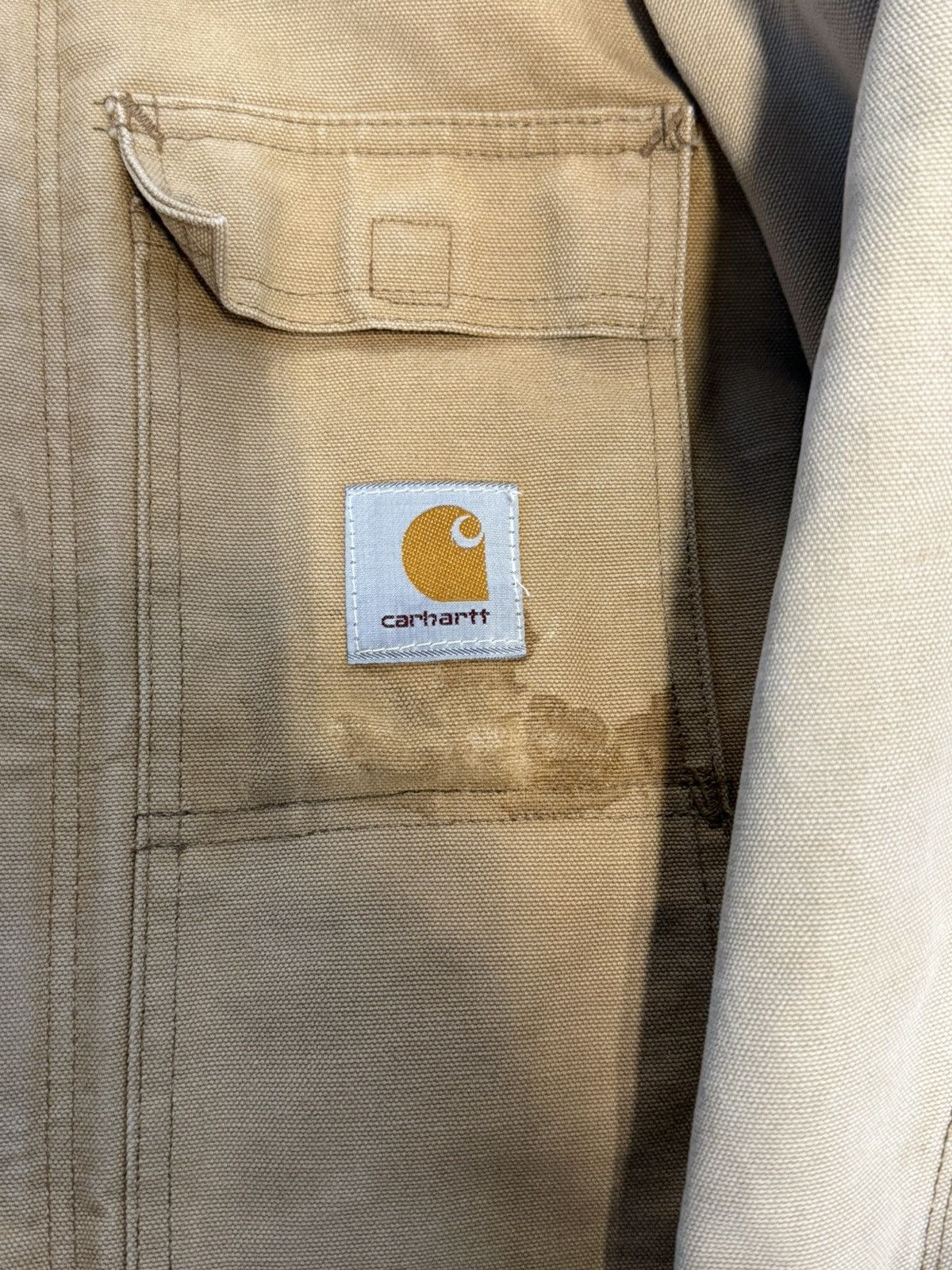Carhartt Vintage Carhartt CO3BRN Brown Chore Coat w/ Quilted Liner XL Size US XL / EU 56 / 4 - 3 Thumbnail