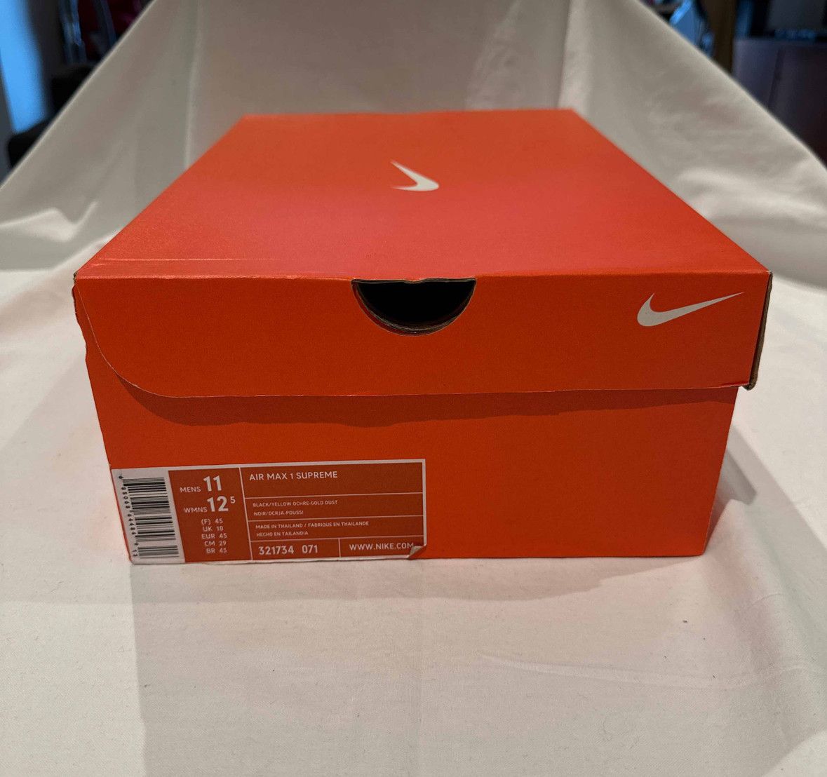 Nike × Supreme BRAND NEW *RARE* NIKE AIR MAX 1 SUPREME "TECH-PACK 2" SZ 11 Size US 11 / EU 44 - 10 Thumbnail