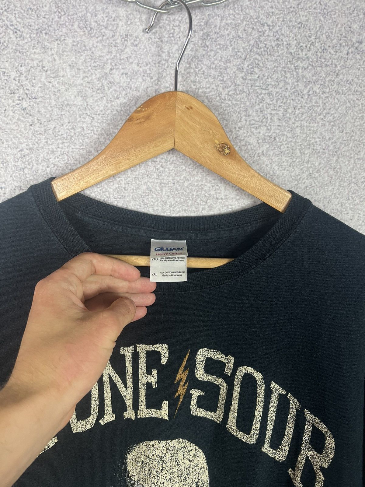 Band Tees Vintage Stone Sour House Of Gold Bones Rock Band T-Shirt Size US XXL / EU 58 / 5 - 9 Thumbnail