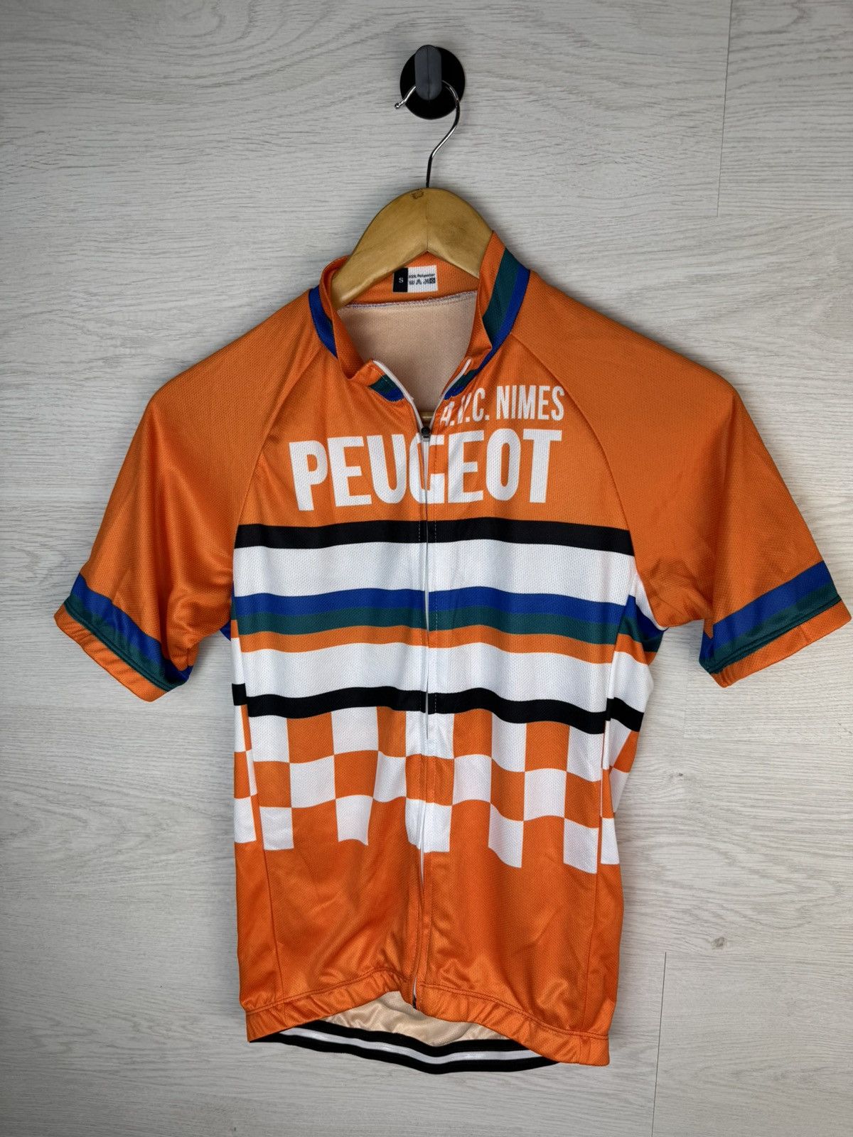 Vintage Peugeot Cycling Jersey Retro Vintage Size US S / EU 44-46 / 1 - 2 Thumbnail