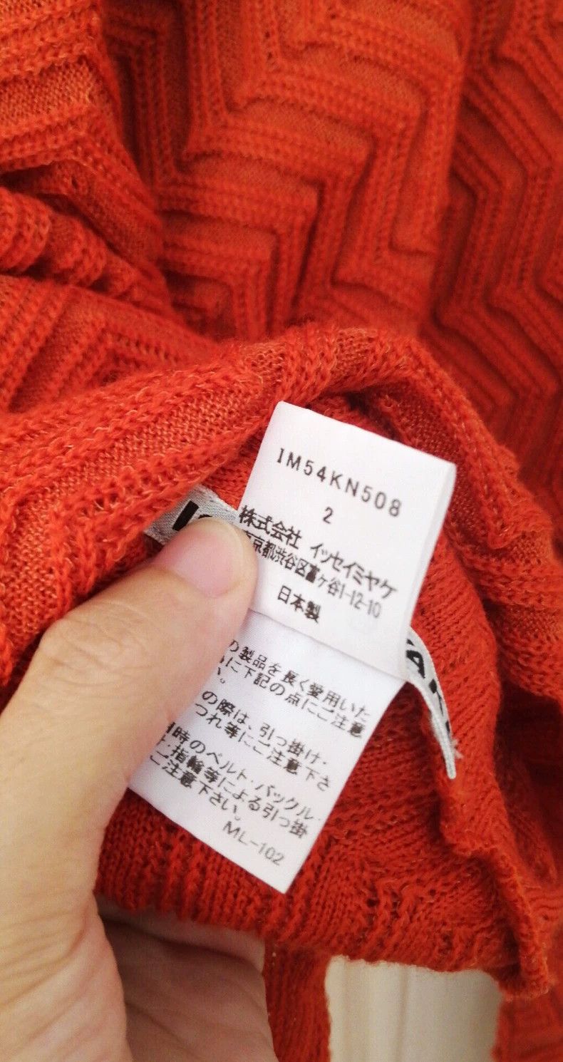 Issey Miyake issey miyake size：2 Red sweater 2506-Nextarrow Size XXS / US 00 / IT 34 - 3 Thumbnail