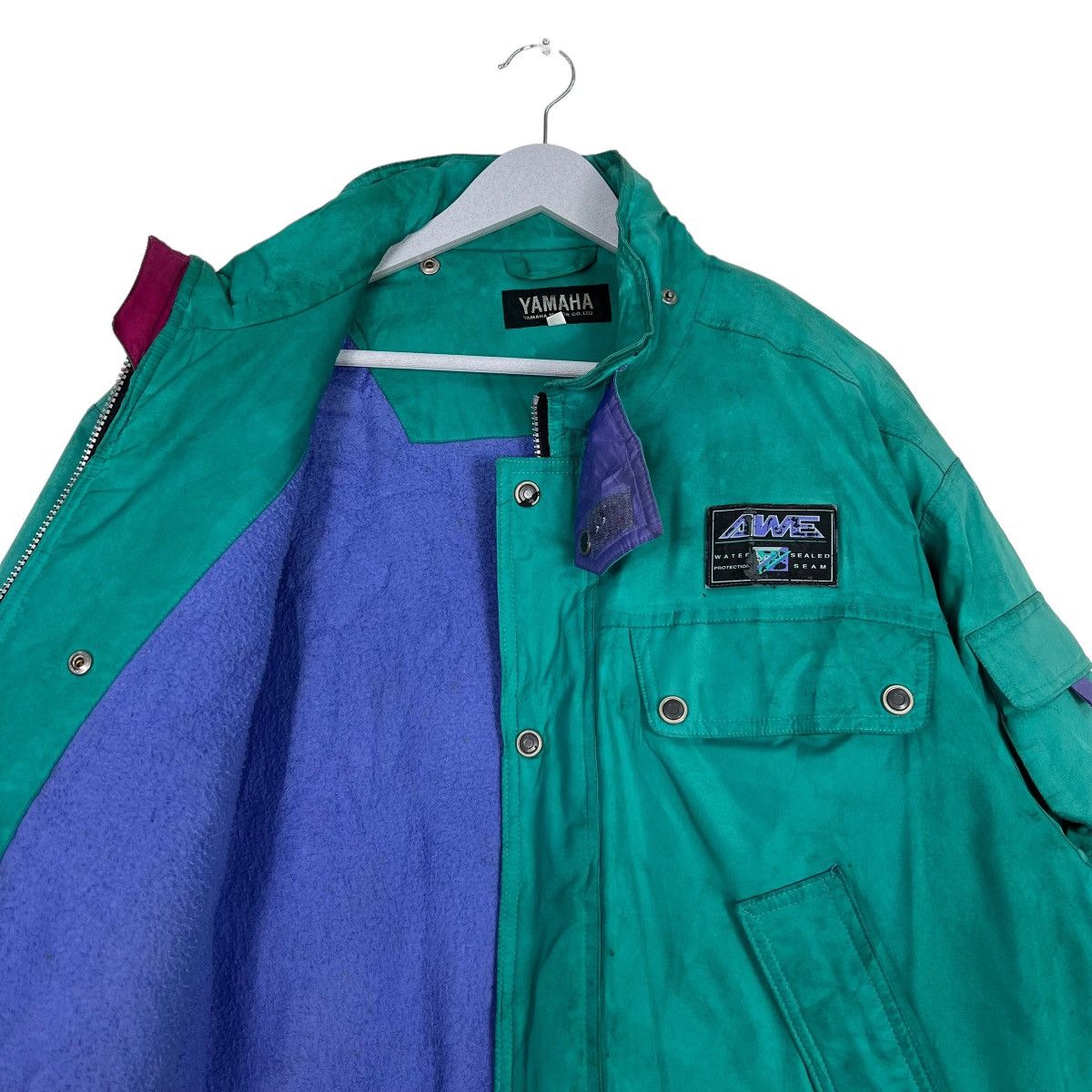 Japanese Brand VINTAGE YAMAHA AWE RIDER BOMBER JACKET Size US L / EU 52-54 / 3 - 10 Thumbnail