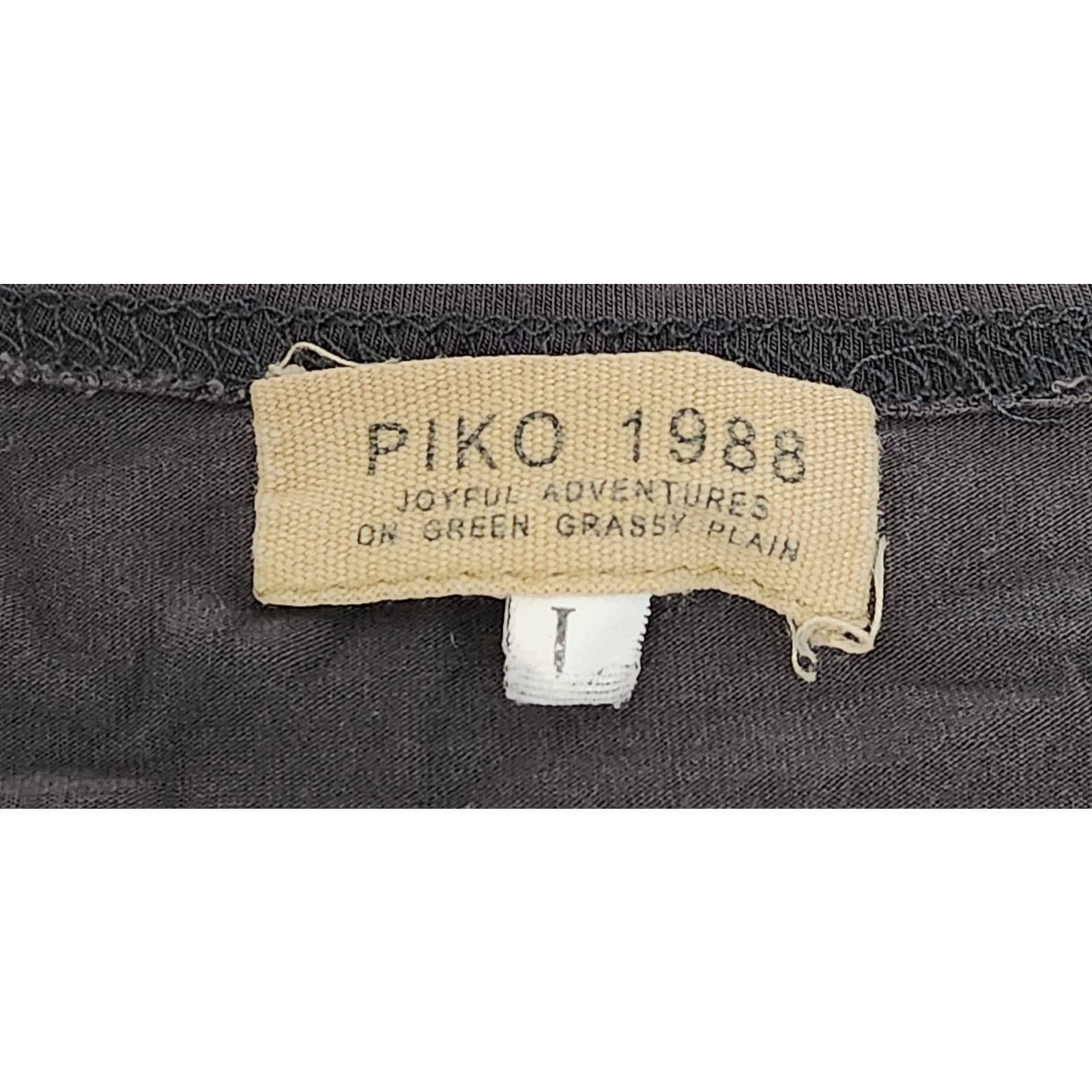 Other Piko 1988 Gray Round Neck Drop Shoulder Long Sleeves Top L Size L / US 10 / IT 46 - 4 Thumbnail