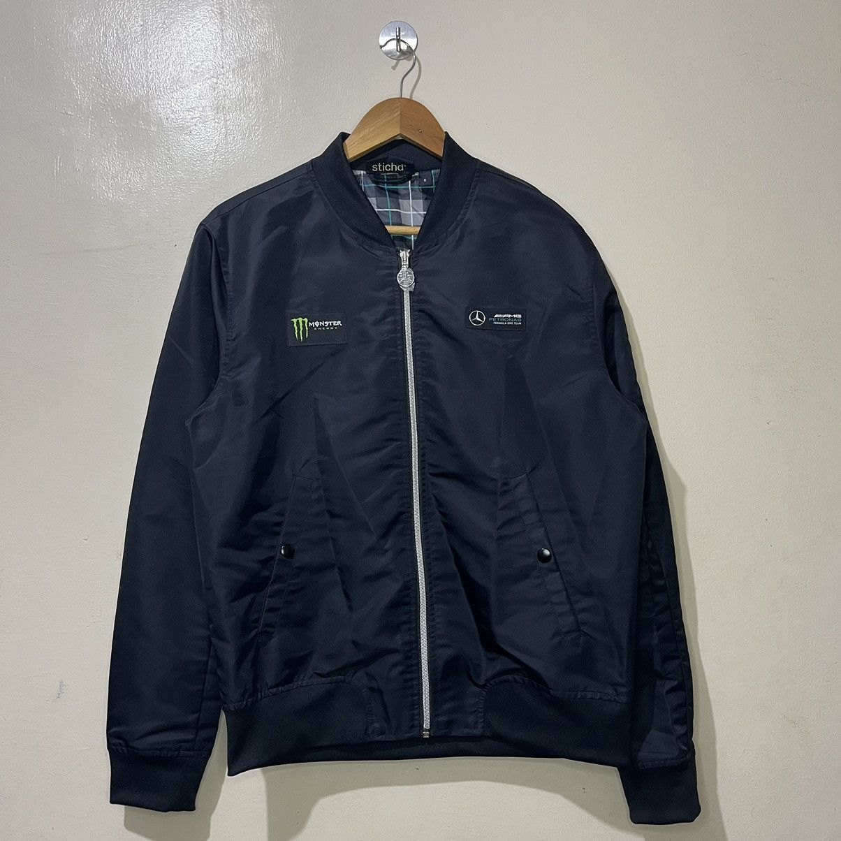Formula 1 AMG F1 Team - Mercedes Benz by Stitchd Bomber Jacket Size US S / EU 44-46 / 1 - 1 Thumbnail