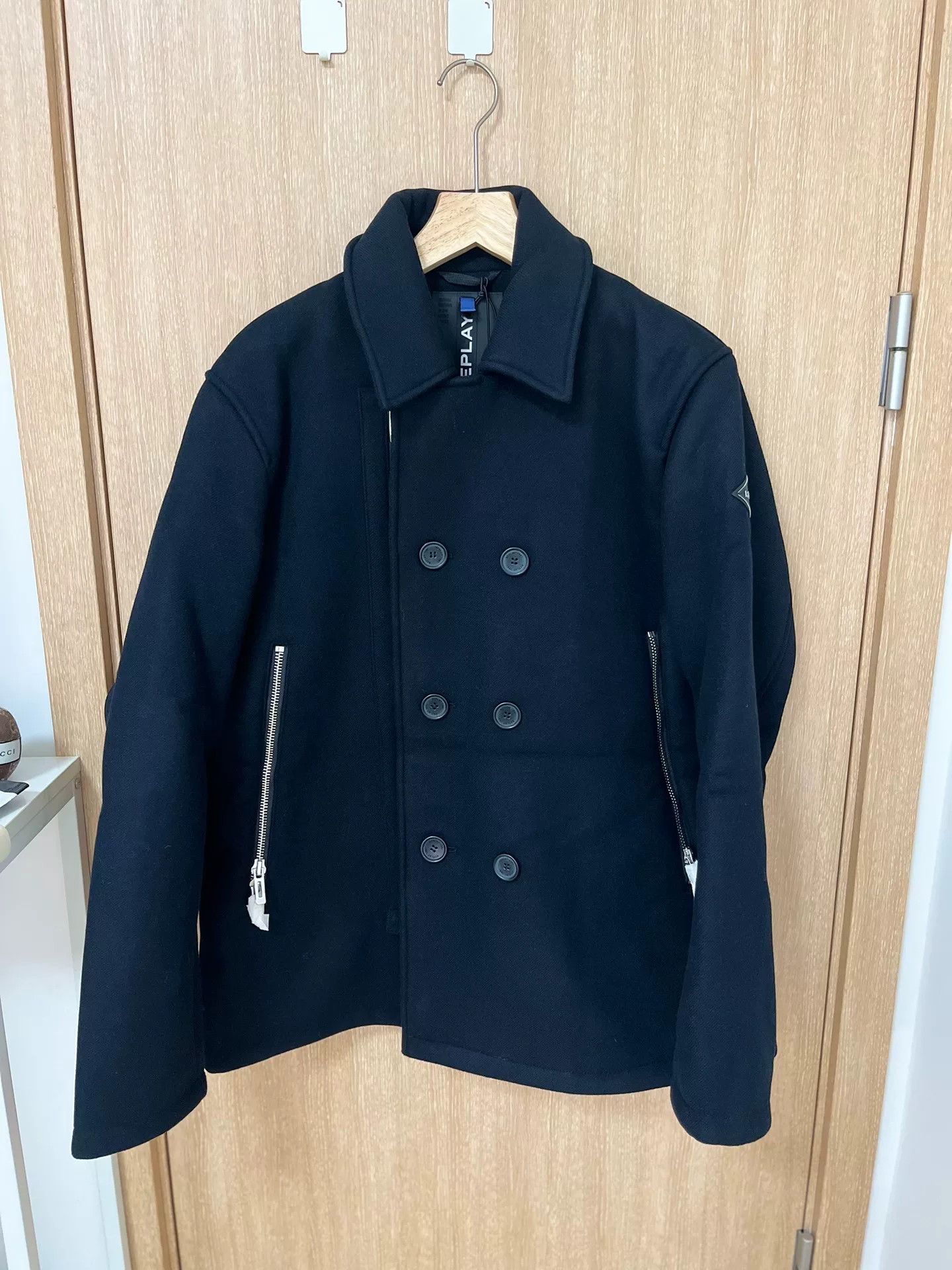 Replay Replay Navy Blue Naval Coat Size US M / EU 48-50 / 2 - 1 Thumbnail