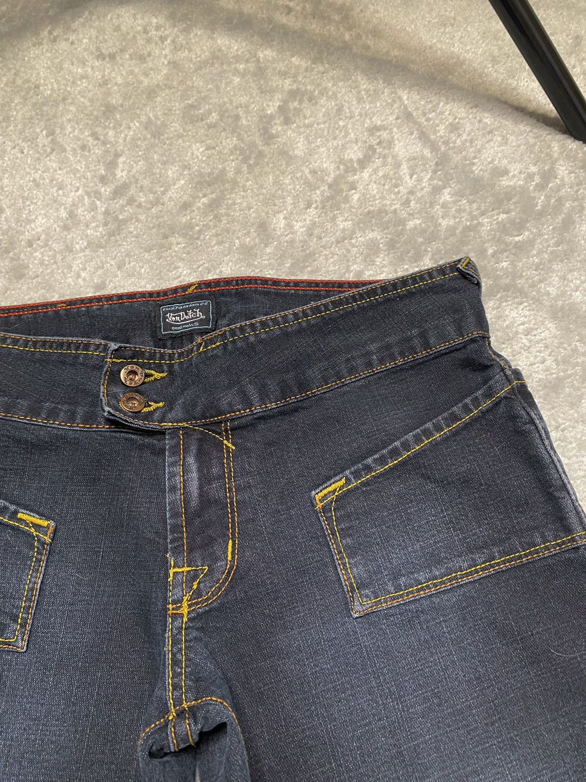 Von Dutch Vintage Y2k Von Dutch Low Rise Denim Blue Jeans Skinny y2k Size 25" / US 0 / IT 36 - 5 Thumbnail