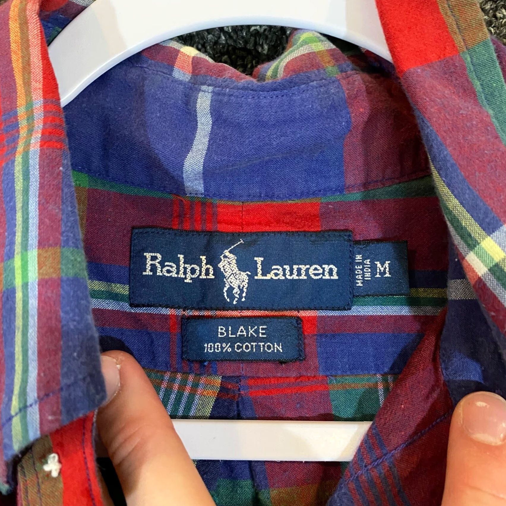 Ralph Lauren Ralph Lauren Blake Shirt Mens Medium Multicolor Plaid Button Down S/S Preppy Size US M / EU 48-50 / 2 - 2 Thumbnail