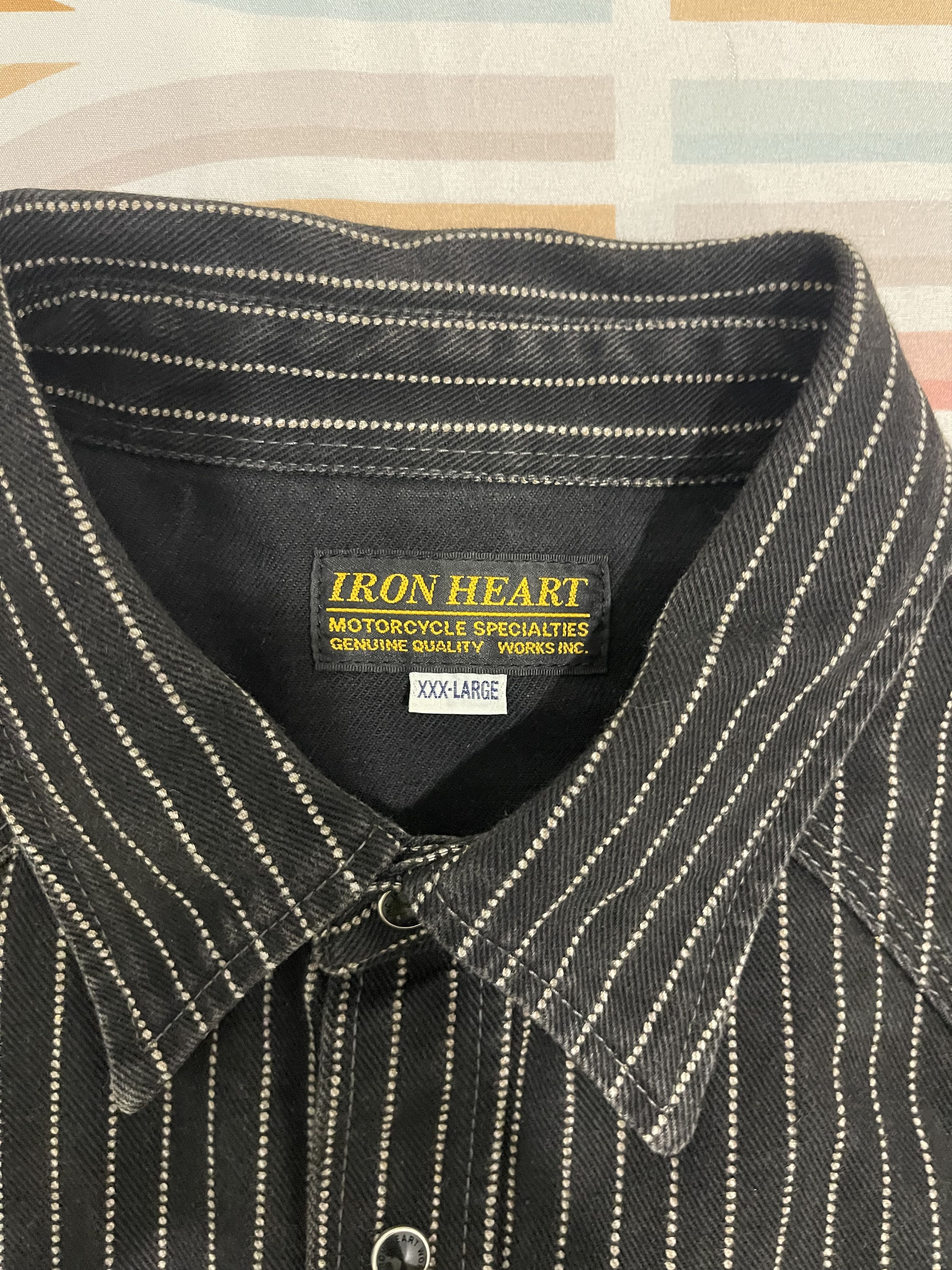 Iron Heart XXX-Large Iron Heart Ultra Heavy IHSH-62-IND Western Shirt Size US XXL / EU 58 / 5 - 7 Thumbnail