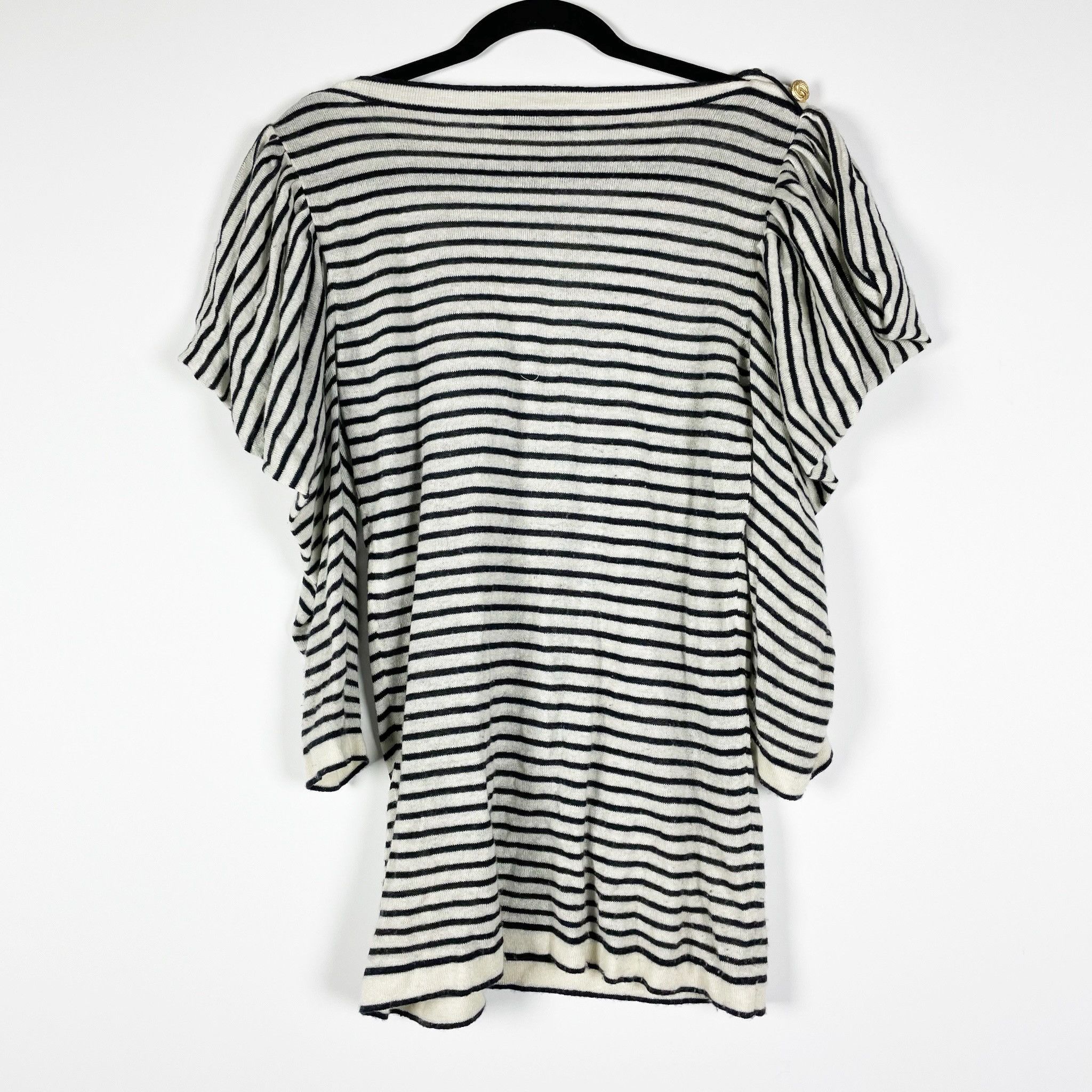 Stella McCartney Stella McCartney Cashmere Linen Knit Ruffle Size S / US 4 / IT 40 - 2 Thumbnail