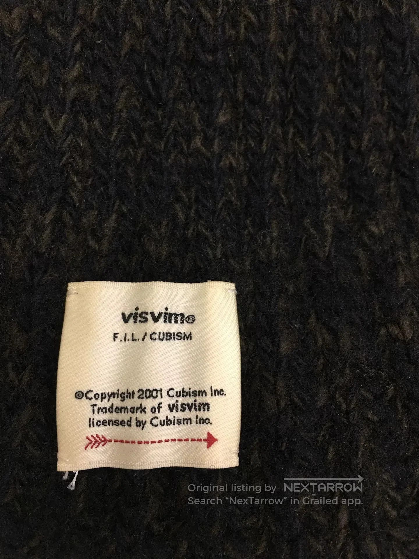 Visvim visvim black knit cap with mud dye technique. Size ONE SIZE - 4 Thumbnail