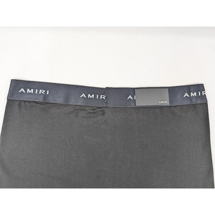Amiri o1rshd1 Q: 2 / Size: XL / Logo Brief in Black Size ONE SIZE - 9 Thumbnail