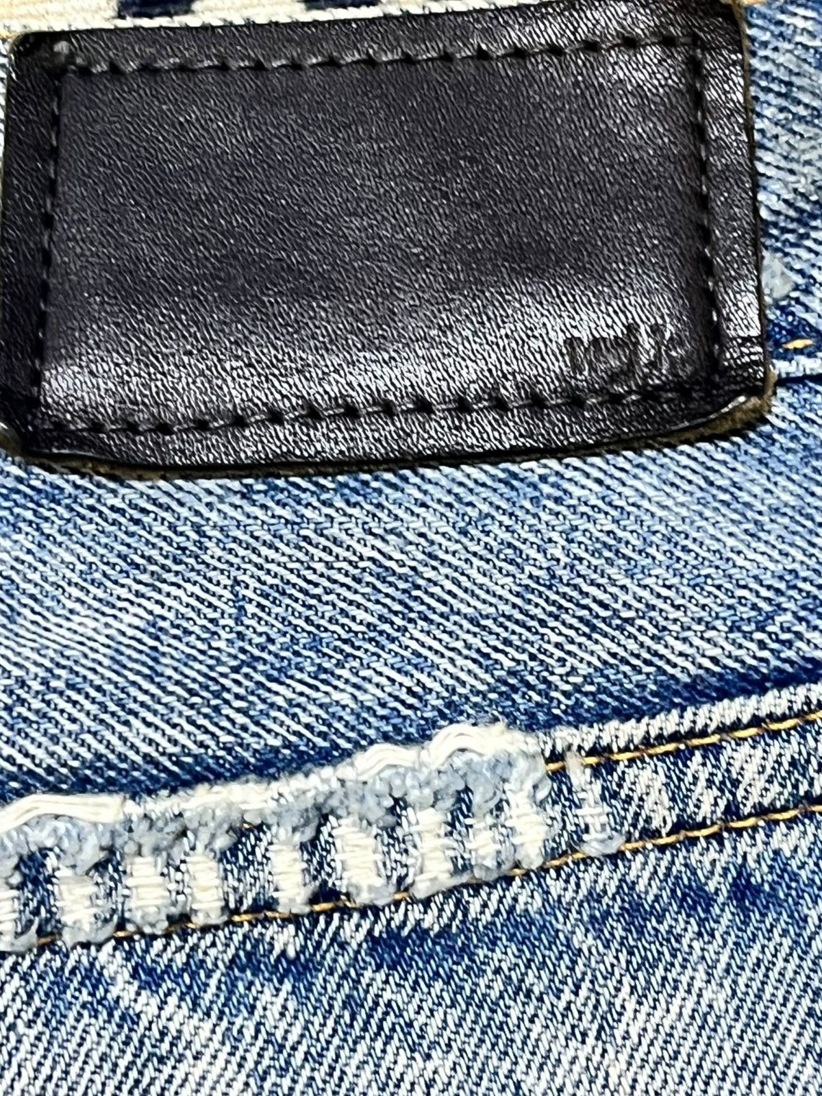 wjk Vintage wjk Selvedge Ripped Distressed Denim Size US 37 - 9 Thumbnail