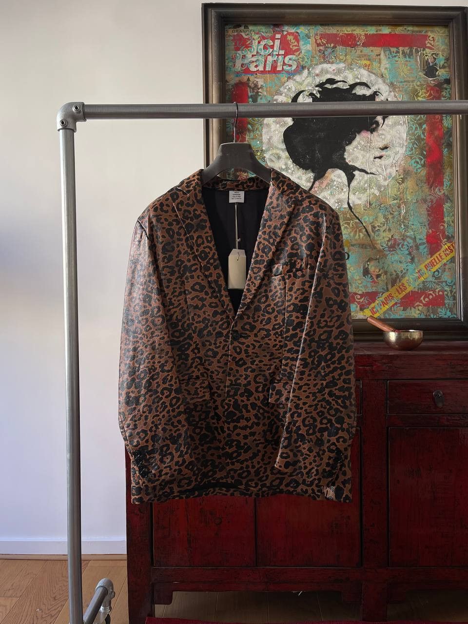 Vetements Vetements Leopard Printed Leather Blazer Size US S / EU 44-46 / 1 - 1 Thumbnail