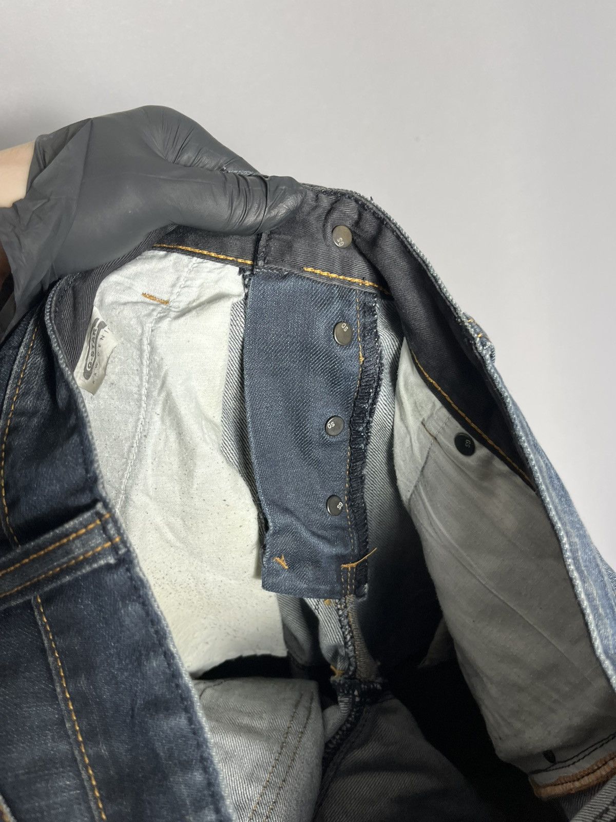 G-Star Vintage G Star Elwood Heritage Embro Tapered 96 Denim Pants Size US 34 / EU 50 - 13 Thumbnail