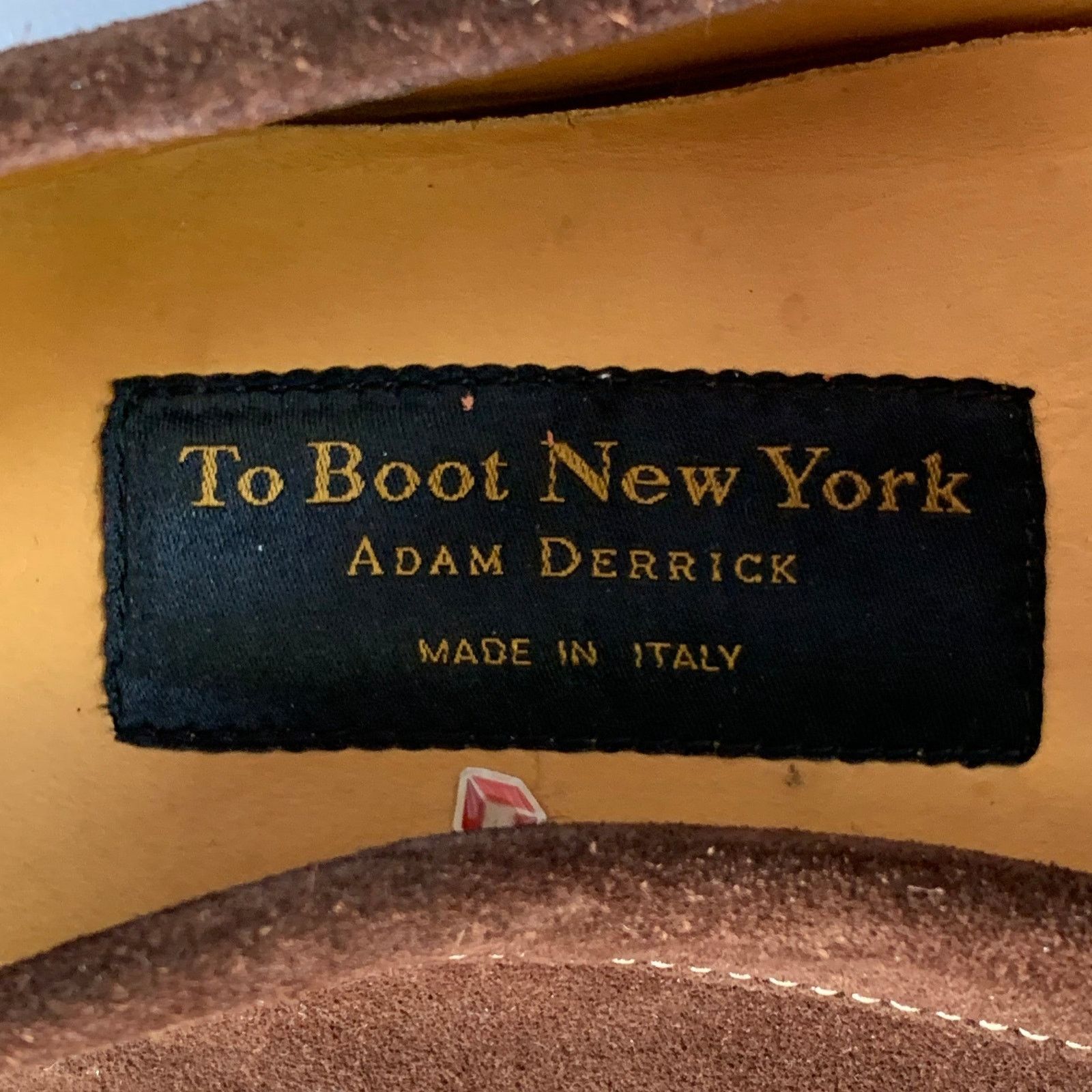 To Boot New York 10.5 Brown Silver Suede Horsebit Slip On Drivers Loafers Size US 10.5 / EU 43-44 - 7 Thumbnail
