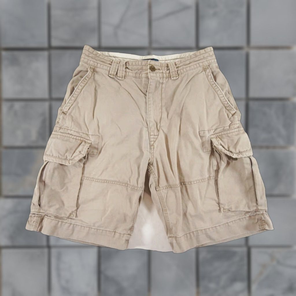 Polo Ralph Lauren Polo Ralph Lauren Men's Cargo Shorts 32 Beige Outdoor Pockets Regular Fit Size US XS / EU 42 / 0 - 1 Thumbnail