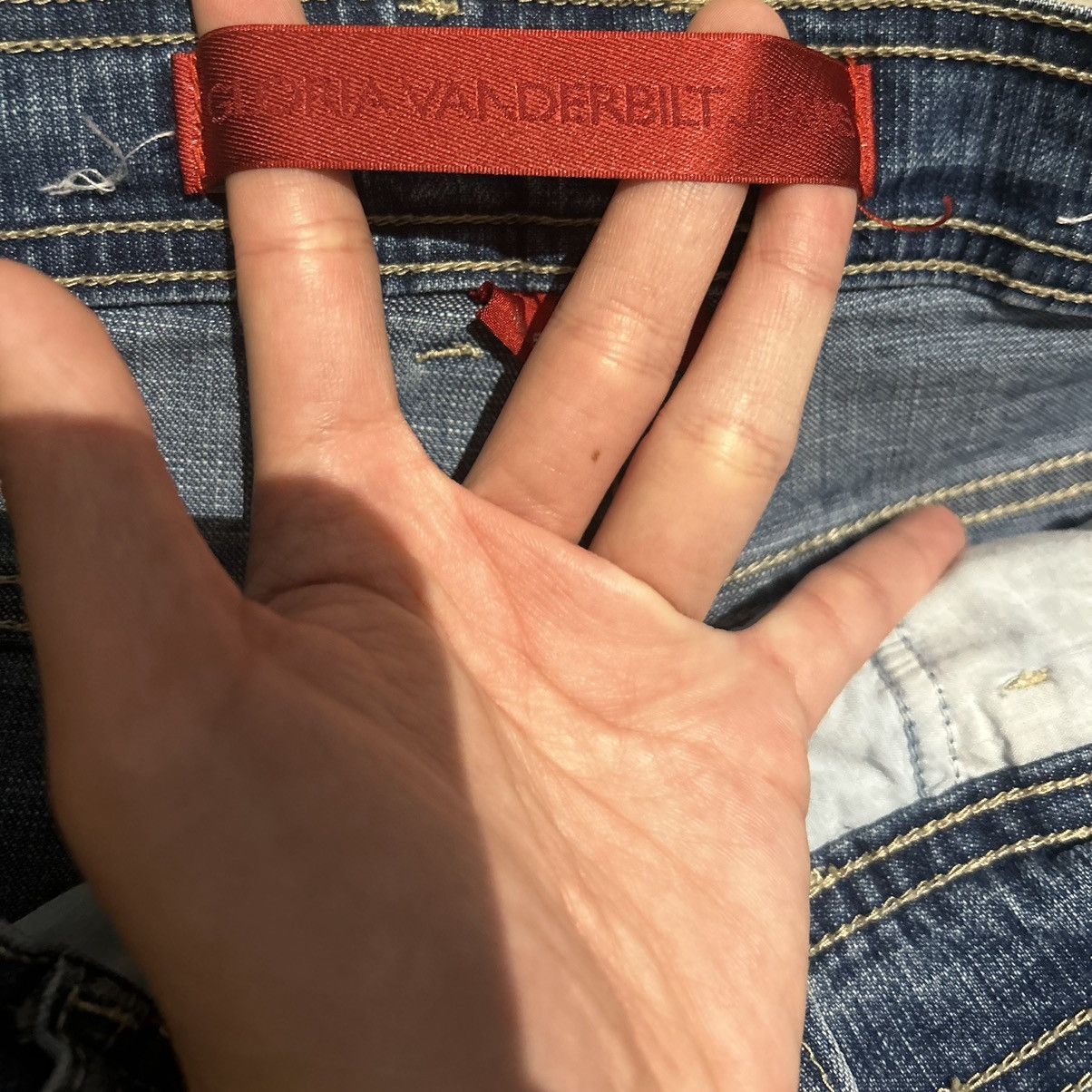 Gloria Vanderbilt × Vintage Navy Blue Baggy Jeans Size 34" / US 12 / IT 48 - 5 Thumbnail