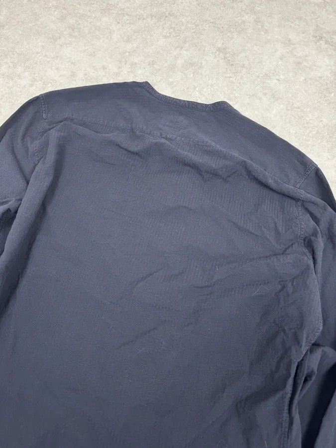 Hermes SS2002 Hermès Navy Mao Shirt Size US M / EU 48-50 / 2 - 6 Thumbnail