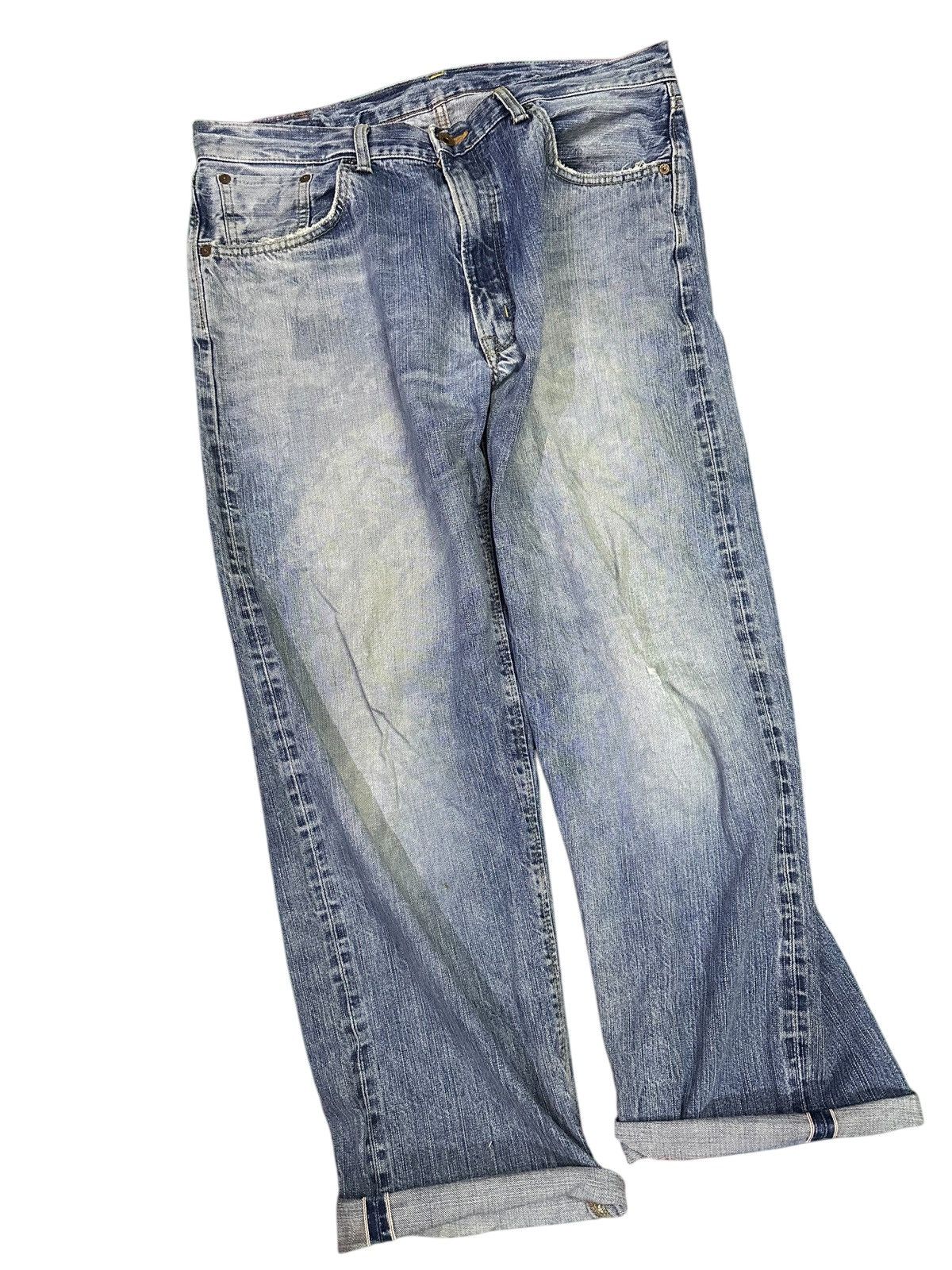 Japanese Brand 💥Edwin Selvedge💥 Crazy Design Edwin Selvedge💥 Size US 36 / EU 52 - 2 Thumbnail