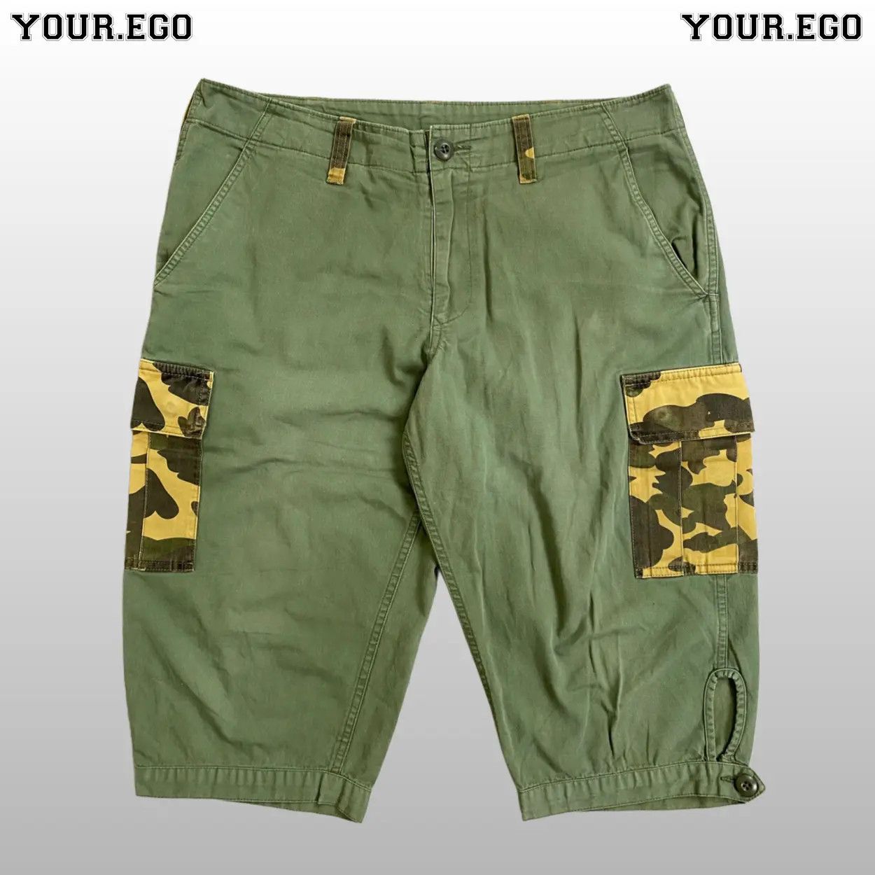 Bape Vintage Bape Cargo Short Pants Size US 34 / EU 50 - 1 Thumbnail