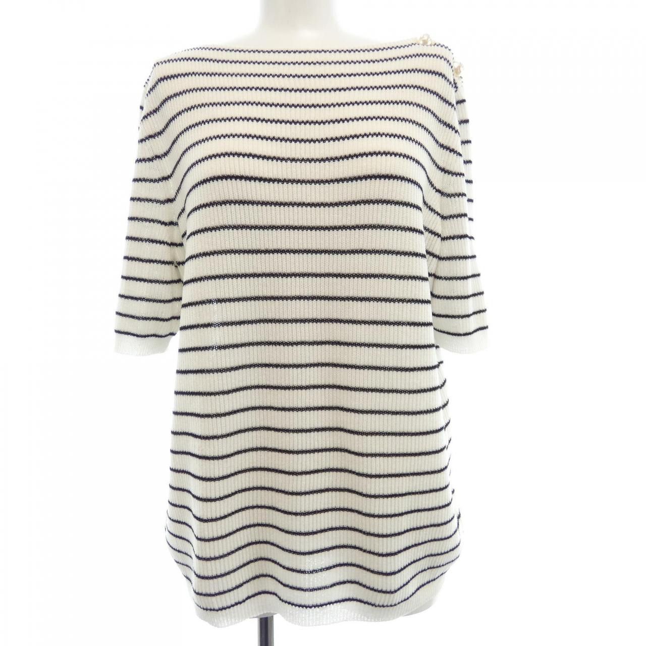 Chanel Chanel Chanel Knitwear Cotton Tops P56070K07345 DUTY FREE for USA Size ONE SIZE - 1 Thumbnail