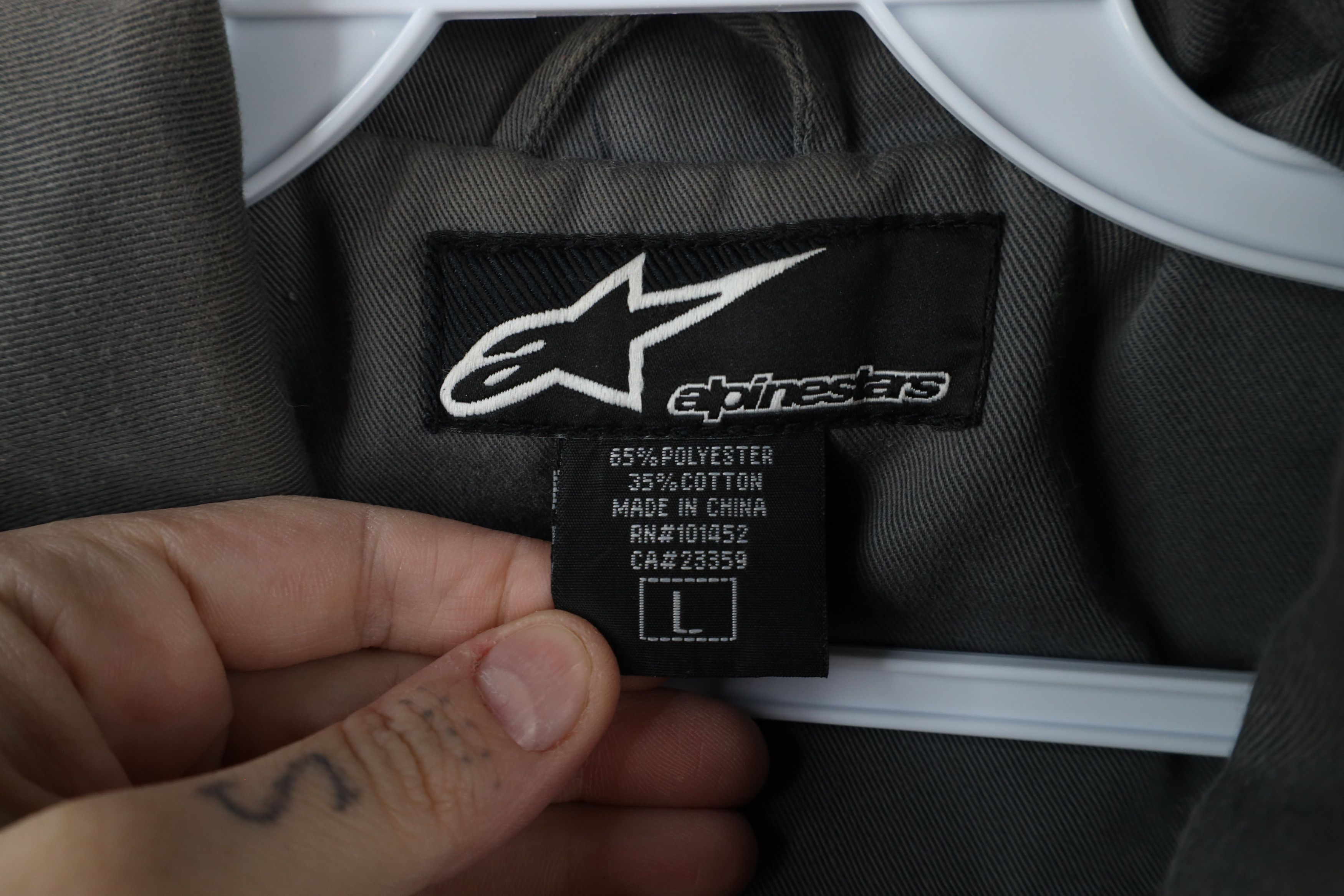 Alpinestars Vintage Alpinestars Racing Full Zip Mechanic Work Jacket Size US L / EU 52-54 / 3 - 8 Thumbnail