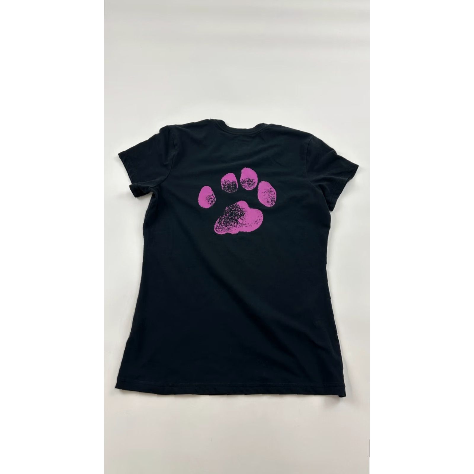 Nike Nike Dri-Fit Shirt Womens Medium Black Graphic Print Cougar Club Dog Paw Activewear Tee Crew Neck Size M / US 6-8 / IT 42-44 - 2 Thumbnail