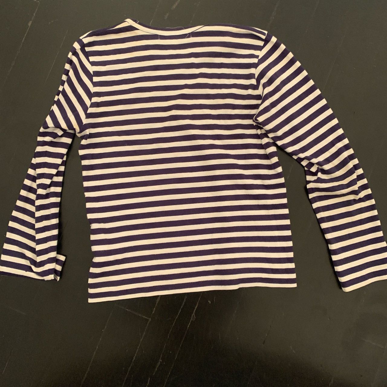 Comme des Garcons PLAY CDG play striped longsleeve Size US M / EU 48-50 / 2 - 3 Thumbnail