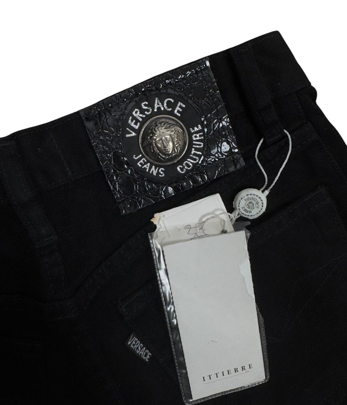 Versace Jeans Couture × Vintage Versace Jeans Couture Vintage Deadstock Jeans size 27 Size 27" / US 4 / IT 40 - 14 Thumbnail