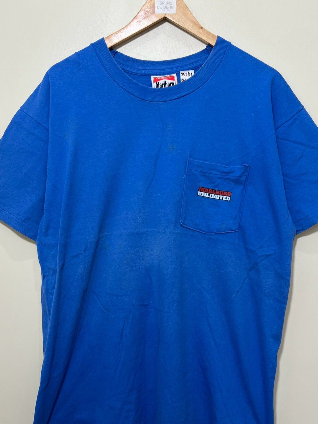 Marlboro × Marlboro Unlimited × Vintage Vintage 90's Marlboro Unlimited Shirt pocket bnz01 Size US XL / EU 56 / 4 - 3 Thumbnail