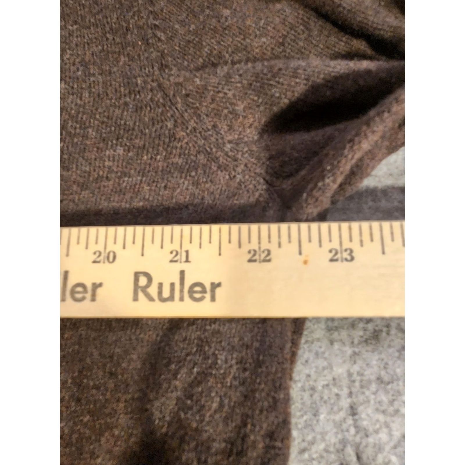 Eddie Bauer Eddie Bauer Sweater Mens Large Brown Cotton Cashmere V-Neck Knit Pullover Size US L / EU 52-54 / 3 - 6 Thumbnail