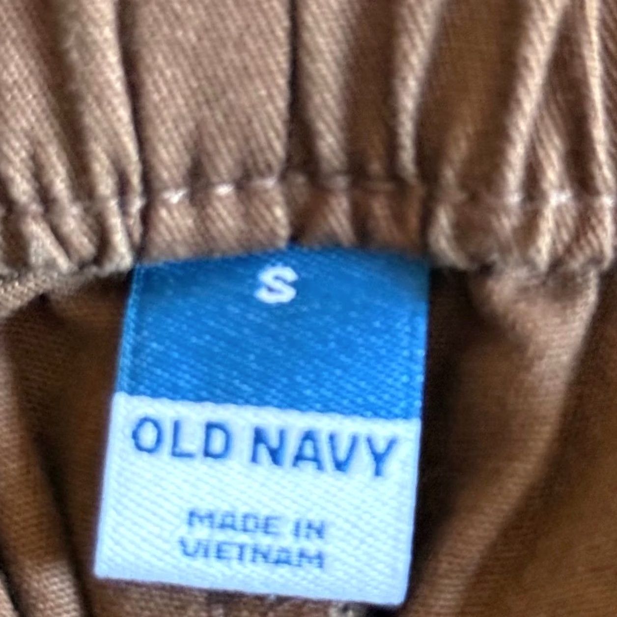 Old Navy Old Navy Easy Chino Brown Espresso Bark High Rise Elastic Back Utility S Womens Size ONE SIZE - 5 Thumbnail