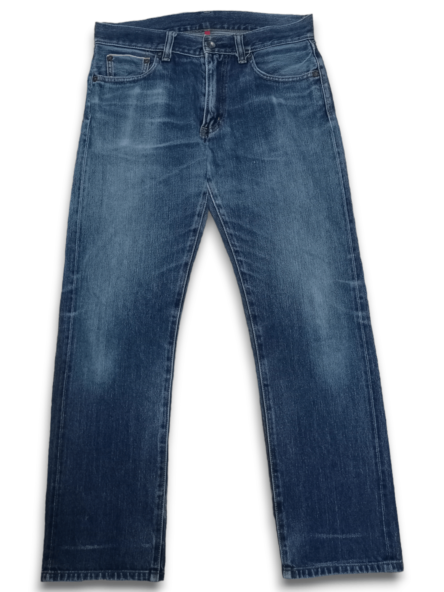 Japanese Brand × Uniqlo Vintage Japanese Uniqlo Selvedge Blue Wash Loose Jeans Size US 32 / EU 48 - 1 Thumbnail