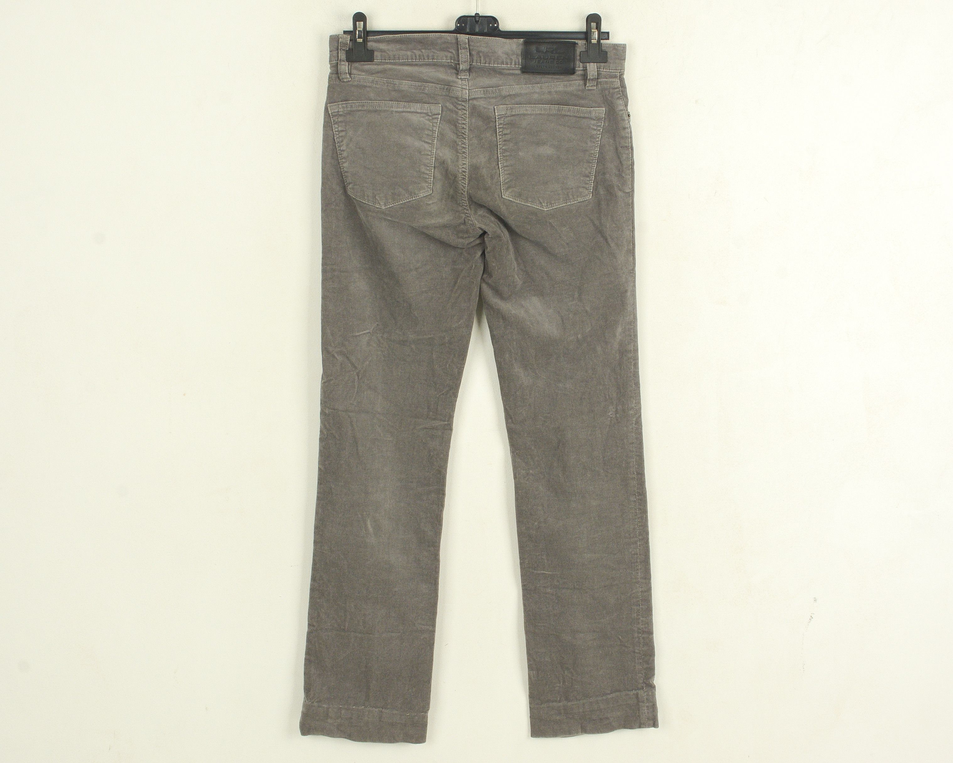 RRL Ralph Lauren Corduroy Women's UK 6 Trousers S Ralph Lauren Grey Size 26" / US 2 / IT 38 - 3 Thumbnail
