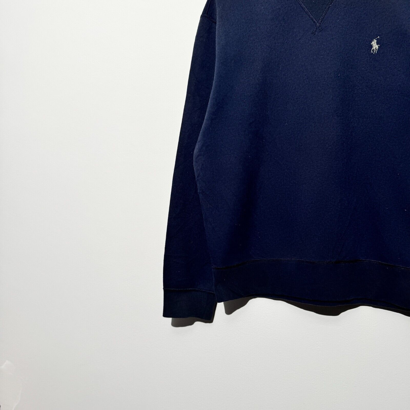 Ralph Lauren Vintage Ralph Lauren Unisex Navy Blue Cotton Sweater Size M Size US M / EU 48-50 / 2 - 4 Thumbnail